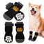 Pet shoe cover indoor warm anti-slip pet socks dog soft comfortable magic sticker adjustable fit Wear-Resistant Dog Shoes