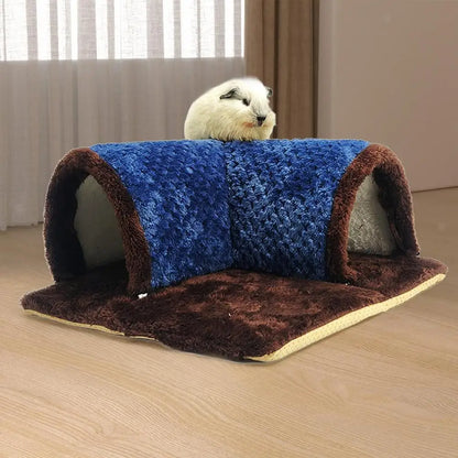 Squirrel Hamster Rabbit Chinchilla Play Blanket 90 Degree Right Angle Channel Thickened Sponge Hair Small Animal New Home