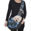 Dog Cat Sling Carrier Breathable Crossbody Puppy Carrying Purse Bag Thick Padded Adjustable Shoulder Strap Sling Bag Carrier For