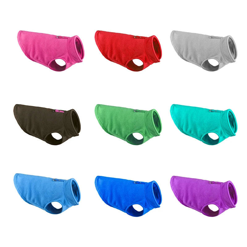 Solid Color Cat Clothes Winter Soft Kitten Sweater Sphinx Cat Fleece Vest Jacket for Small Medium Cats