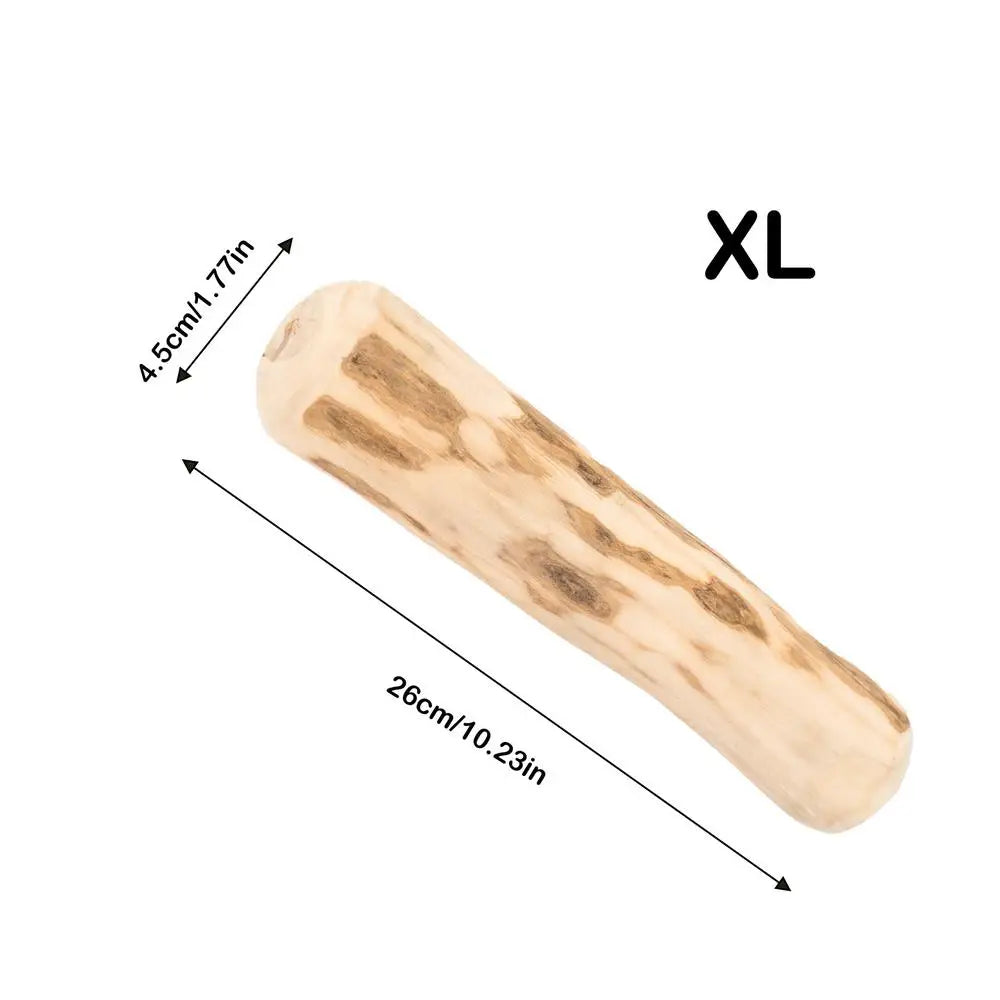 Real Wooden Dog Chew Toys Safe Interactive Pet Chew Stick Natural Dog Teeth Cleaning Hard Portable Sticks For Puppy Travel Toy