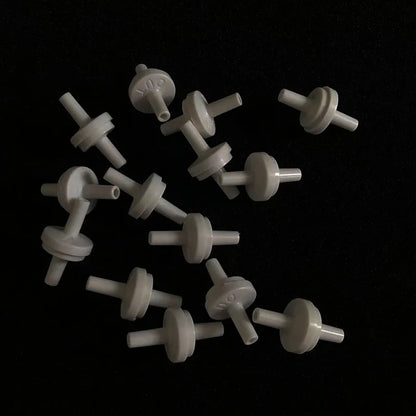5pcs White Fish Aquarium Air Pump Check Valve 5 X One Way Non-Return Check Valve Aquarium Co2 System Air Pump