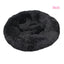Long haired ultra soft pet cat bed plush washable calming bed donut bed comfortable sleeping artifact