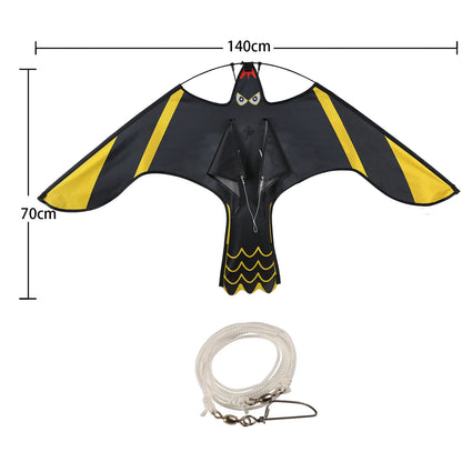 1Pcs Bird Repeller Flying Hawk Kite Scarecrow Decoration Outdoor Pest Control Repellents Garden Supplies