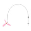 Uxcell Handheld Cat Teaser with Bell Fluffy Plume Teasing Sticks Flexible Fishing Rod Toy Indoor Scratching Pet Supplies