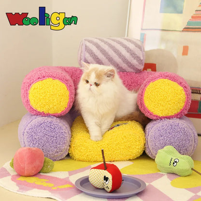 Wooligan water pipe pet sofa deodorizing open sleeping mat dog cushion removable cat kennel kennel