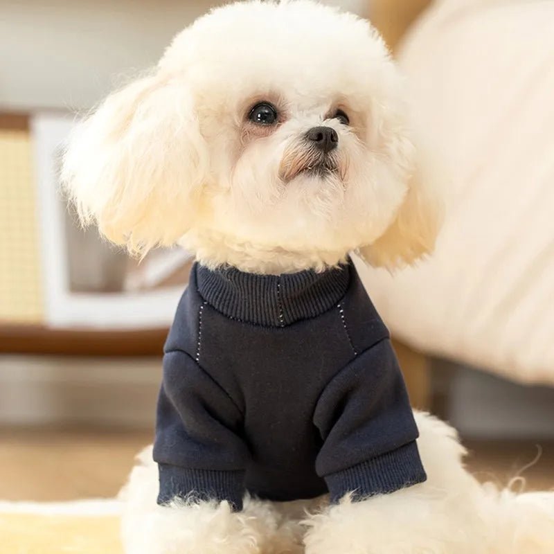 Winter Clothes for Dogs Pet Warm Dog Hoodies Letter Pullover Dog Coat New Cat Clothing Chihuahua French Bulldog Puppy Sweatshirt