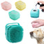 Silicone Dog Bath Massage Gloves Brush Pet Cat Bathroom Cleaning Tool Comb Brush for Dog Can Pour Shampoo Dog Grooming Supplies