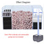 4 in 1 Fish Tank External Filter Box Acrylic Filter Dry and Wet Separation Small Silent External Suspend Aquarium Drip Overflow