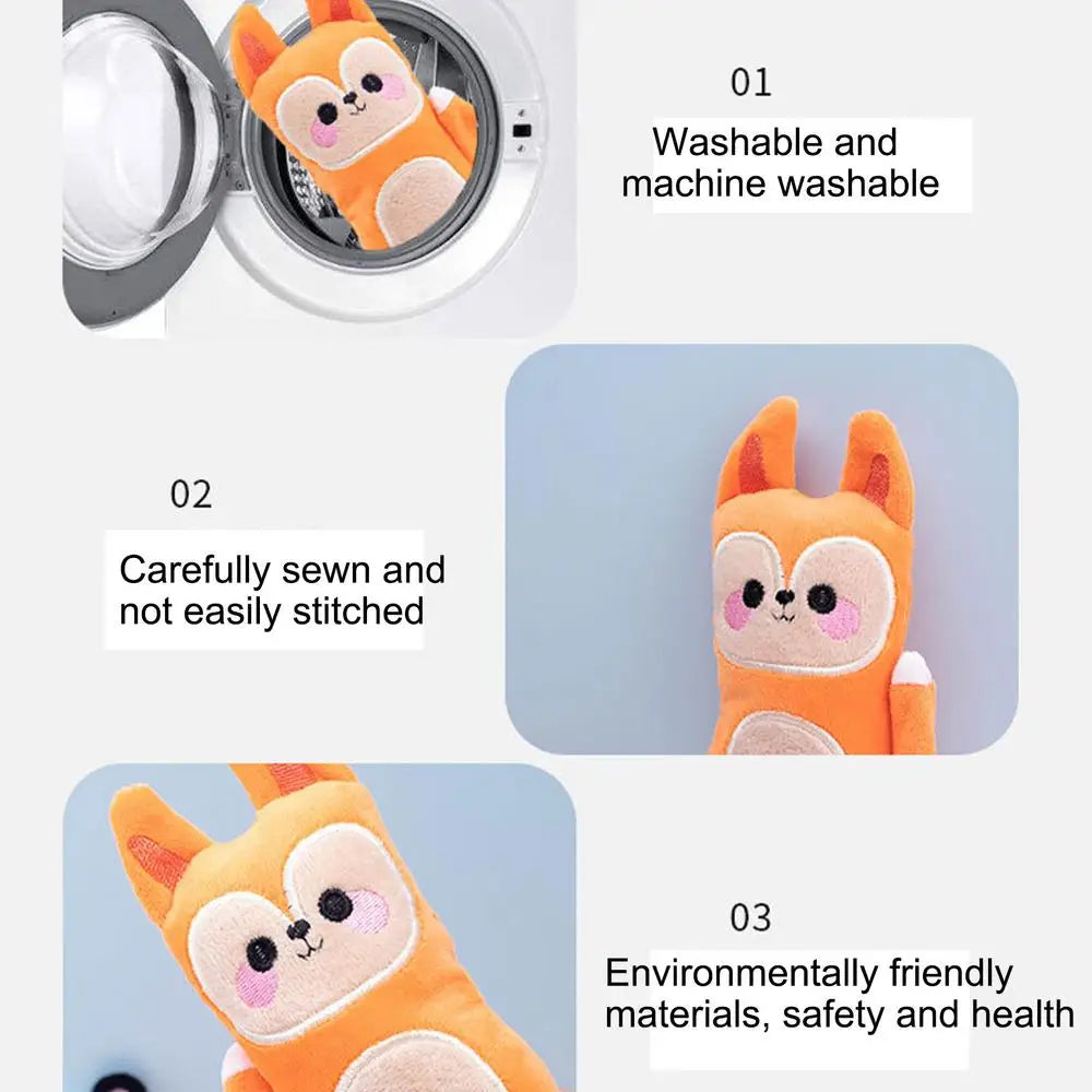 Chew Toys For Dogs Soft Cartoon Plush Dog Teethers Chew Toys Relaxing Sensory Toys Interactive Elastic Pet Toys With Sound For