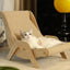 Sisal Cat Chair Wooden Cat Lounge Chair Cozy Stable Pet Furniture Pet-Friendly Multi-Functional Cat Scratcher Cat Beach Chair