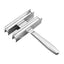 Horse Comb Double Sided Reversible Stainless Steel Curry Comb Brushes pet Dressing Comb For Grooming Easy To Hold Horse Combs