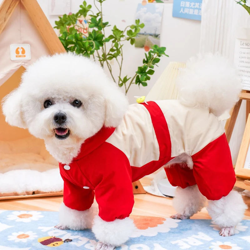 Dog Waterproof Jacket Luxury Dog Clothes Autumn Winter Pet Coat Cat Costume Dog Clothing Chihauhua French Bulldog Warm Clothes