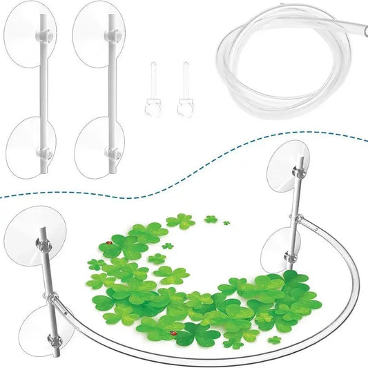 Floating Plant Corral Fish Feeding Ring Separates & Protects Floating Plants Feeding Ring Improve Water Quality Aquarium Filter