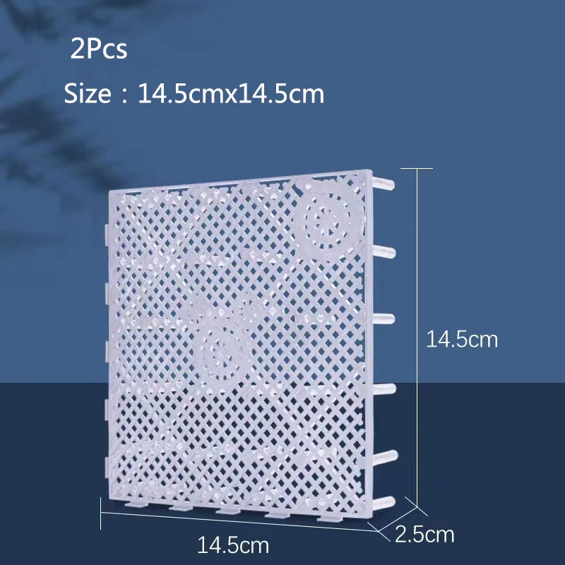 2pcs Filter Plate For Filtration Of Sediment Material Equipment  Aquarium Filter Fish Tank Under Gravel Bottom aquario Supply