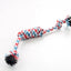 1Pcs Cotton Chew Pets dogs Toys Puppy Durable Braided Bone Knot Rope 27CM Tooth Cleaning Tool Pet Products Dropshipping Center