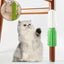 Cats Scratching Rubbing Brus Pet Cat Hair Removal Massage Comb kitten Grooming Self Cleaning Wall Corner Cat Scratcher Combs