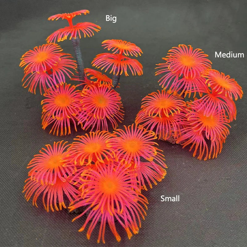 Artificial Underwater Coral Plastic Aquarium Fish Tank Simulation Decoration Aquarium Backgrounds Plants Water Grass Beautiful