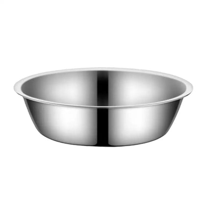 Stainless Steel Pet Bowl, Dog And Cat Food Bowl, Thickened Non-slip Bowl, Anti-fall, Not Easy To Deform, Easy To Clean 1pcs