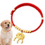 Pet Collar Necklace Year Of The Snake Pet Necklace Happiness Gold Blessing Lock Or Rattle Charm Necklace Adjustable Pet Neck Dec
