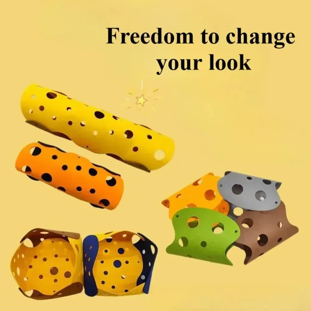 Pet Toy Cat Tunnel Can Be Spliced Paper Scratching Maze Drill Hole Cat Drill Channel Sleep and Play Together From The Hi