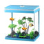 Filter aquarium living room Large  floor-to-ceiling glass fish tank ecological water-free aquarium