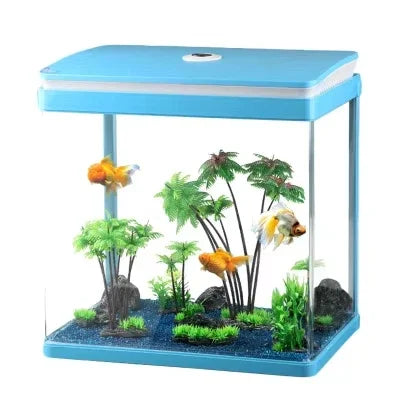 Filter aquarium living room Large  floor-to-ceiling glass fish tank ecological water-free aquarium