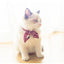 Japanese Fashion Pet Dog Accessories Bunny Ears Adjustable Neck Wear Handmade York Dog Necklaces Fancy All Season Collar for Cat