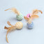Interactive Sisal Cat Scratching Ball Toy For Kitten Teeth Cleaning Pet Supplies Shuttlecock Feather Blanket Ball Toy