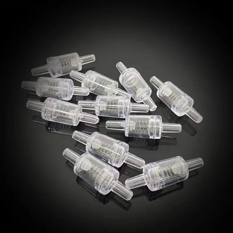5/10/20pcs Aquarium Air Pump Check Valve 5 X One Way Non-Return Check Valve with Spring  Aquarium Fish Tank Accessories
