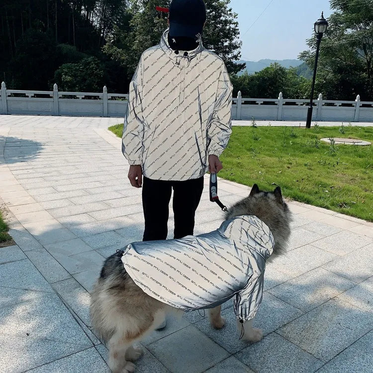 Pet Clothes  Pets Acessorios  Dog Clothing  Dog Costume Parent-child Wear Spring and Autumn One Color Eight Sizes