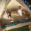 Camping Mattress Inflatable Sleeping Mat Outdoor Inflatable Beds Soft Portable Waterproof For Hiking Tent Outdoor Picnic Camping