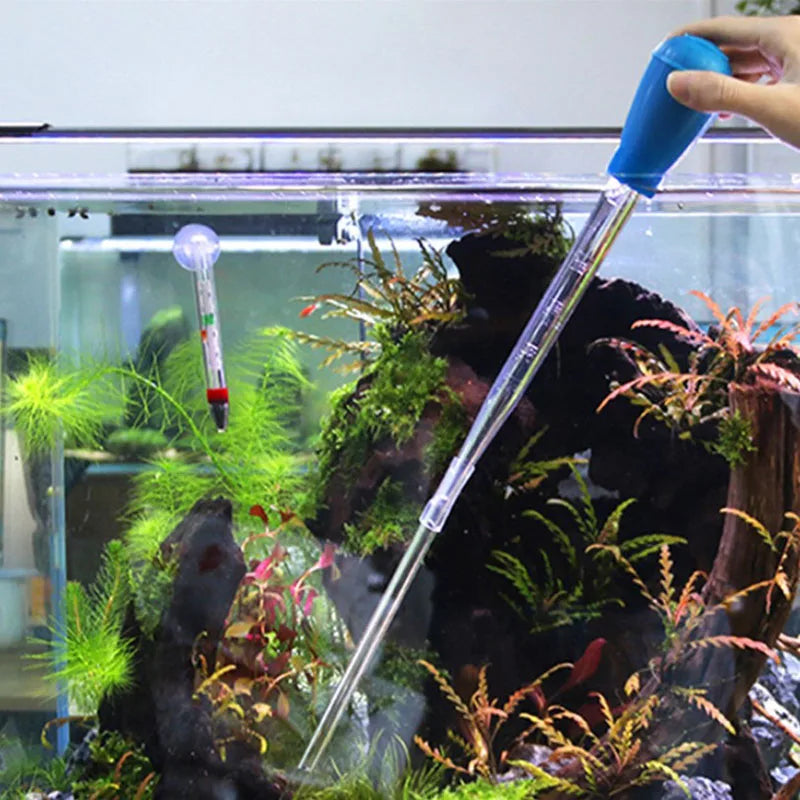 29/45/54cm Aquarium FishTank Clean Tool Pipette Fish Tank Siphon Pump Water Changer Aquarium Accessories with Extension Tube