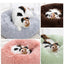 Circular Cat Bed with Plush Insulation Deep Sleep for Pets Soft Macaron Pet Mat Removable and Washable Suitable for All Seasons
