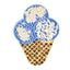 Slow Feeder Dog Bowl Dog Feeding Bowls Silicone Ice Cream Shaped Food Bowl Dog Dishes with Suction Cup Cat Feeder for Healthy