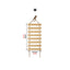 Cat Tree Cat Wall Mounted Climbing Wooden Shelves Sisal Ladders with Hammock and Cat House Cat Bridge for Kittens Perch Sleeping