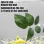 UXCELL 2/4 Pcs Aquarium Artificial Plastic Plants Betta Fish Leaf Pad with Suction Cup Betta Bed Leaf Hammock Resting Hide Decor