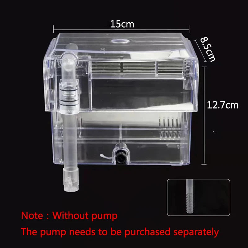 ﻿ High Transparent External  Aquarium fish breeding box juvenile fish tank isolation Betta fry spawning apparatus Tropical fish
