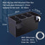 Black Fish Tank External Filter Box Acrylic Filter Dry and Wet Separation Small Silent External Suspend Aquarium Drip Overflow