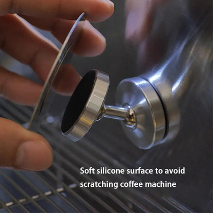 Coffee Extraction Mirror Stainless Steel Rotating Magnetic Suction Bracket For Bottomless Magnetic Base Espresso Shot Mirro M3R1