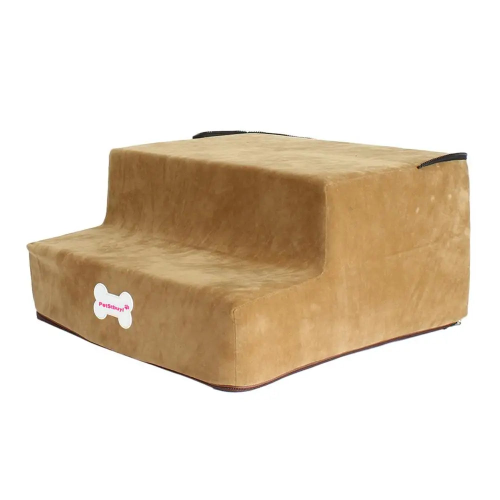 Pet Stairs 3 Steps Stairs for Small Dog Cat Pet Anti-slip Removable Dogs Bed Stairs Extra Wide Non-Slip Steps Pet Supplies