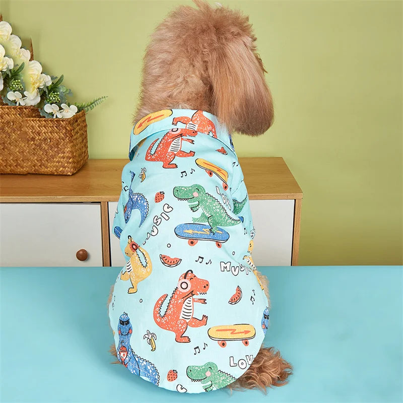 Fashion Puppy Dog T Shirt Vest Summer Pet Clothes for Small Dogs Chihuahua Schnauzer Pinscher Shirts mascotas Apparels Clothing