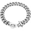 19MM Stainless Steel Dog Collar Choker Metal Cuban Link Chain Luxury Pets Necklace for Dogs Walking Heavy Duty