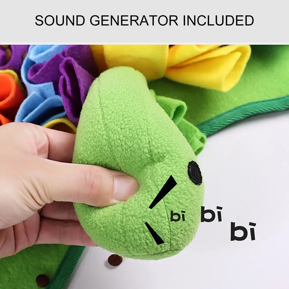 Pet Snuffle Mat Dog Foraging Mats in Turtle Shape Enrichment Toys Puppy Dog Feeding Mat  Treat Dispenser Slow Feeding Blanket