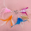 Cat Toy Cat Teaser Sticks Xiaoqing New Macaron Color Replacement Head Cat Stick Pendant Cat Toy Cat Stick Pet Supplies