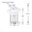 External Aquarium Canister Filter Quiet Sponge Filter Bucket No Pump Suitable for Small Fish Tanks Wall Mounted filter bucket