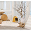 Iron Kennel Cat Litter Solid Wood Internet Celebrity Cat Villa Pet Wooden House Dog House Cat