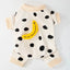 Striped Pet Dog Jumpsuit Spring Autumn Medium Small Dog Clothes Cute Bear Pattern Pet Pajamas Kitten Puppy Sweatshirt Dog Coat