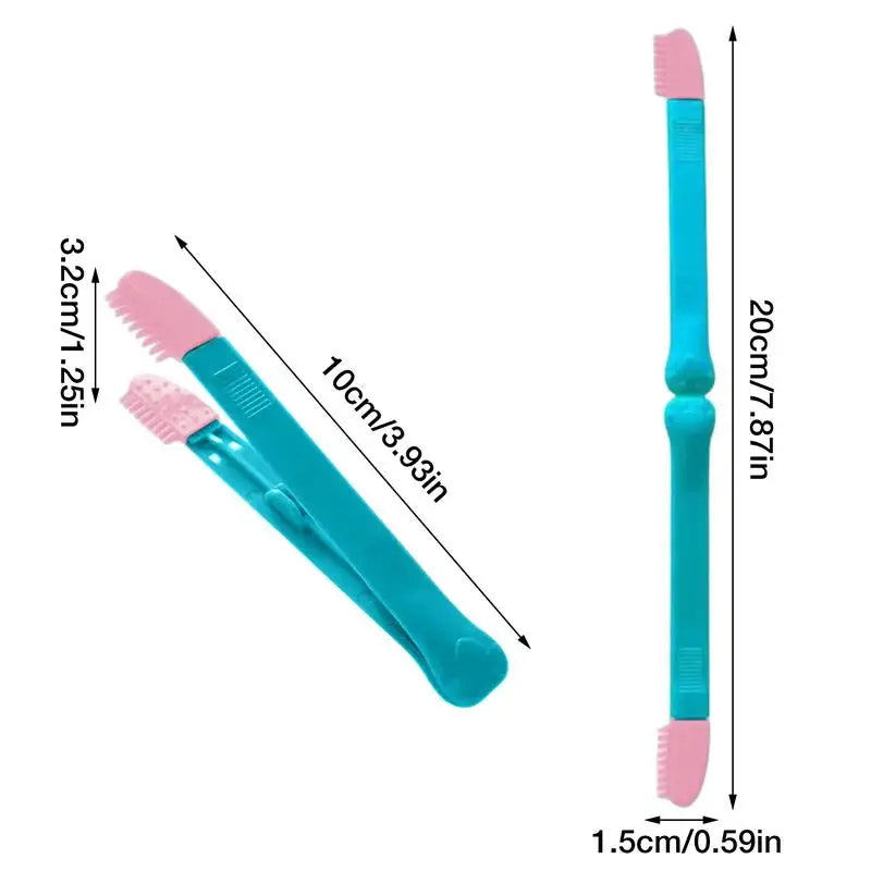 Pet Eye Comb Brush Tear Stain Remover For Cats Cleaning Grooming Comb For Small Dogs And Cats Flexible Silicone Design Soft