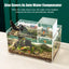 Fish Aquarium Tank Small Transparent Fish Elevator Tank Lightweight Acrylic Inverted Above Water Fish Tank Aquariums Fish Bowls